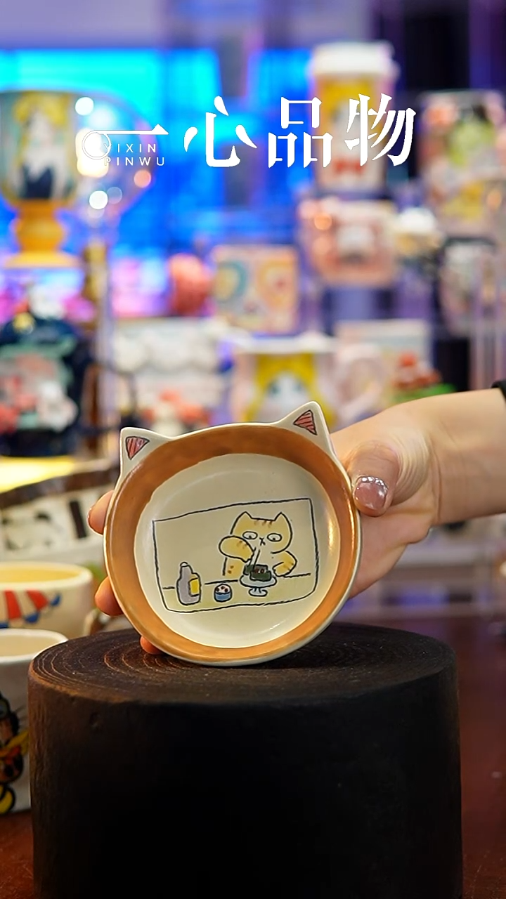 杯子瓷A245景德镇手工手绘杯子摆件