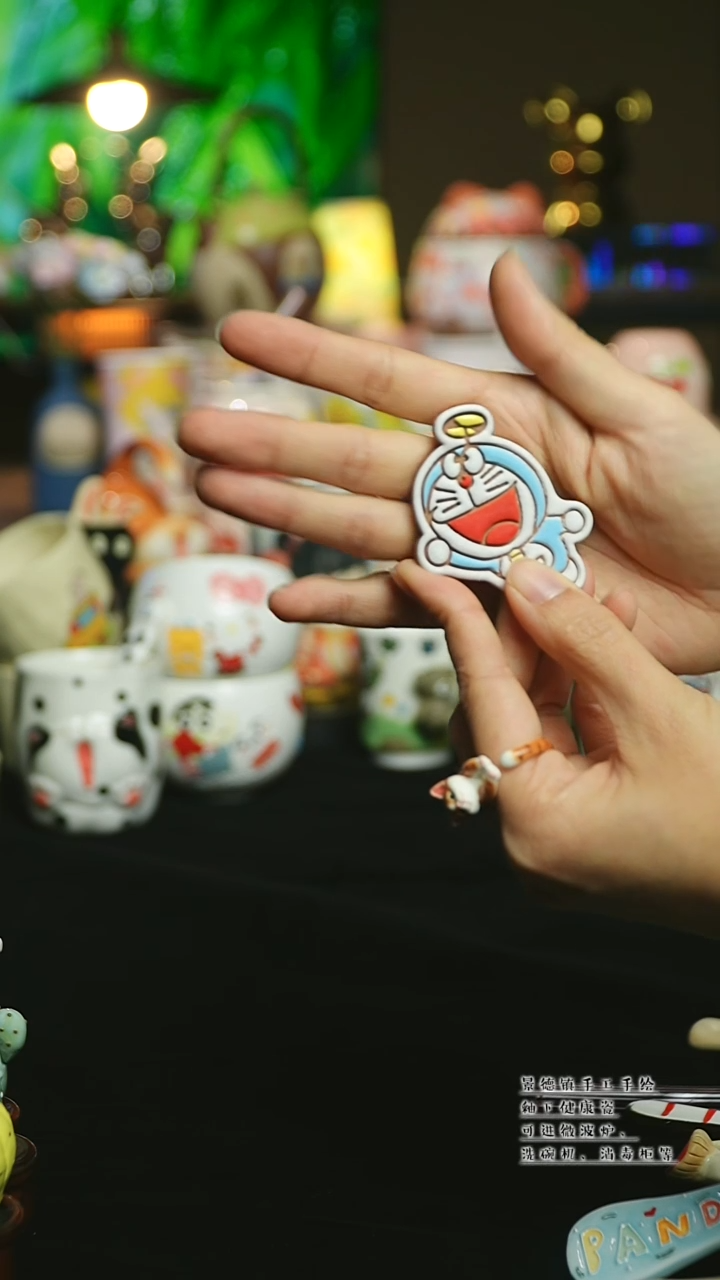 【闪购商品】杯陶瓷景德镇高温釉下彩&W190-4