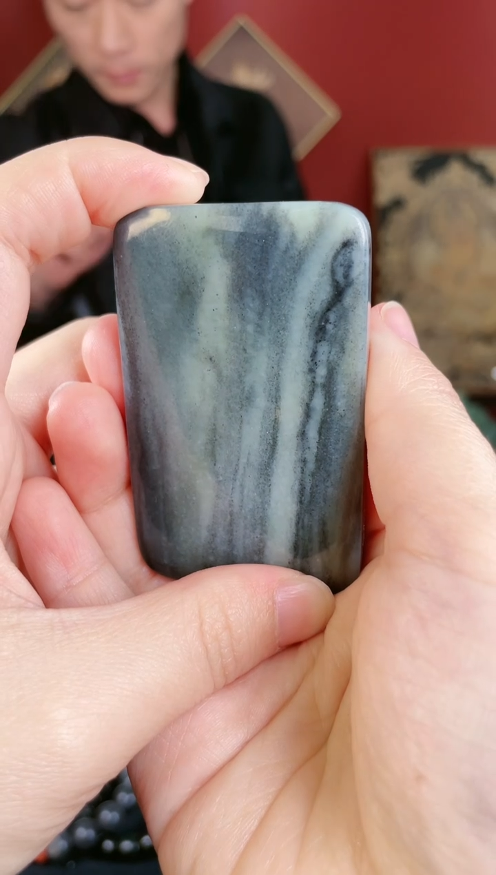 【闪购商品】和田玉颈饰未镶嵌青花意境牌