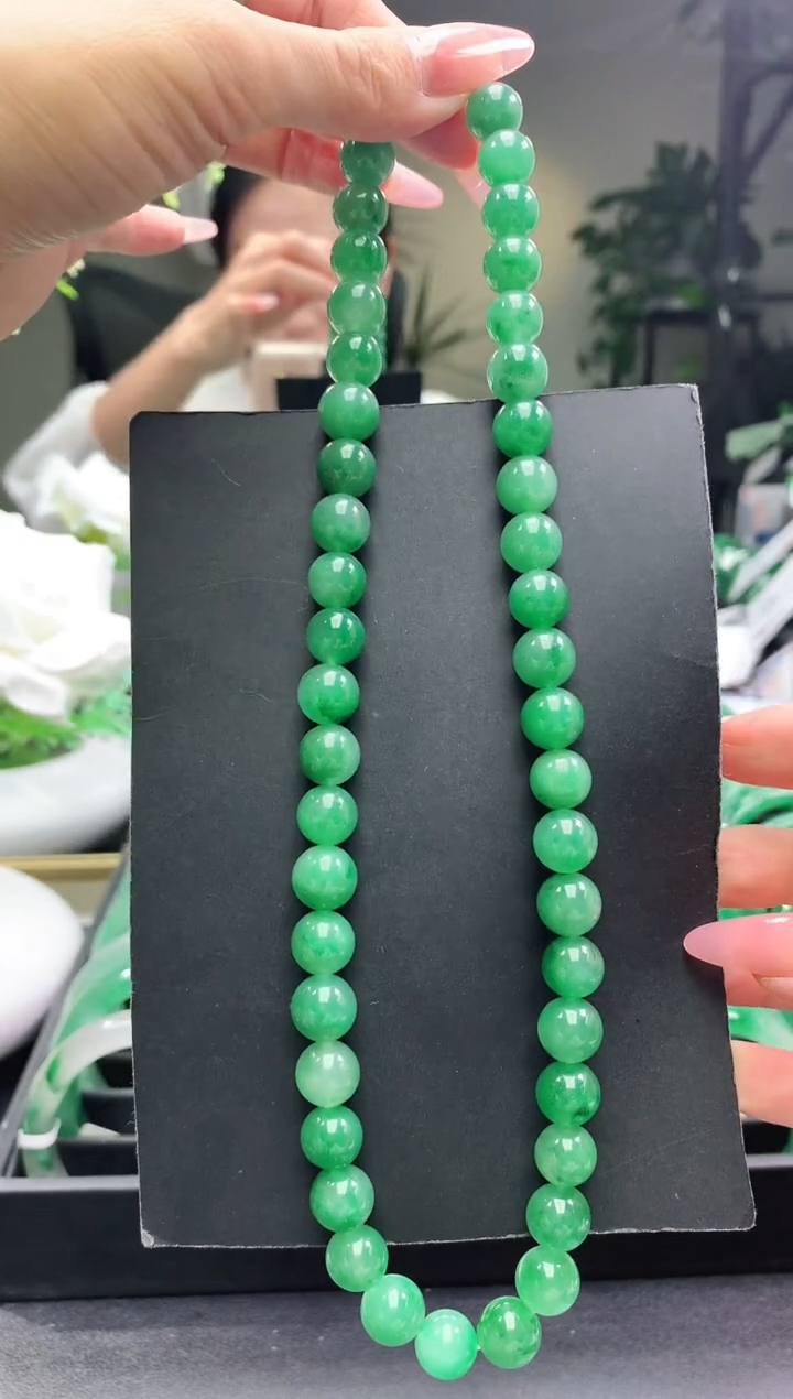 石英质玉珠串未镶嵌珠串