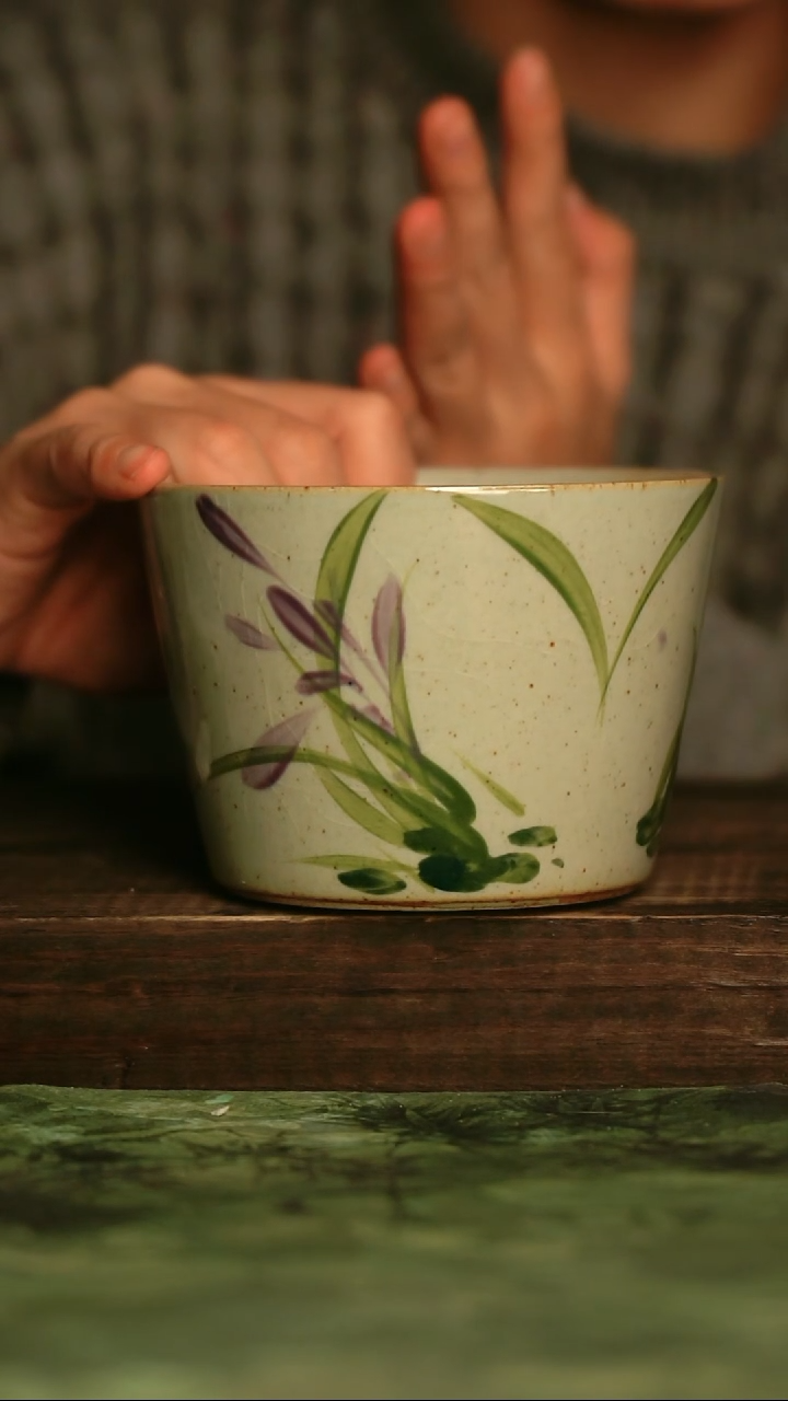 手工手绘瓷器青诗集手工手绘瓷器