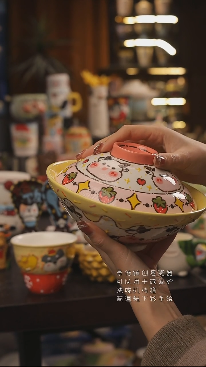 景德镇釉下彩绘设计师款式陶瓷