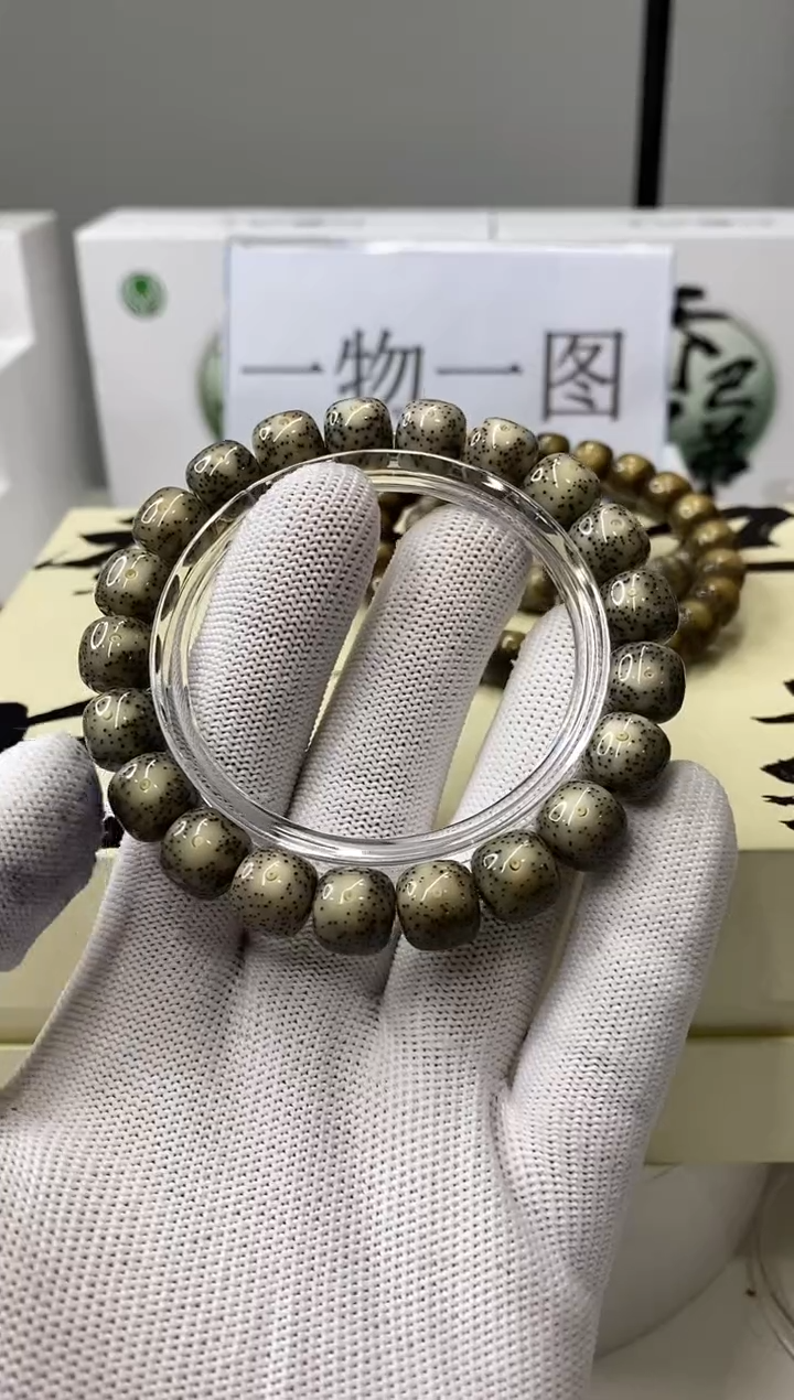 手串星月菩提一物一图-W34-186