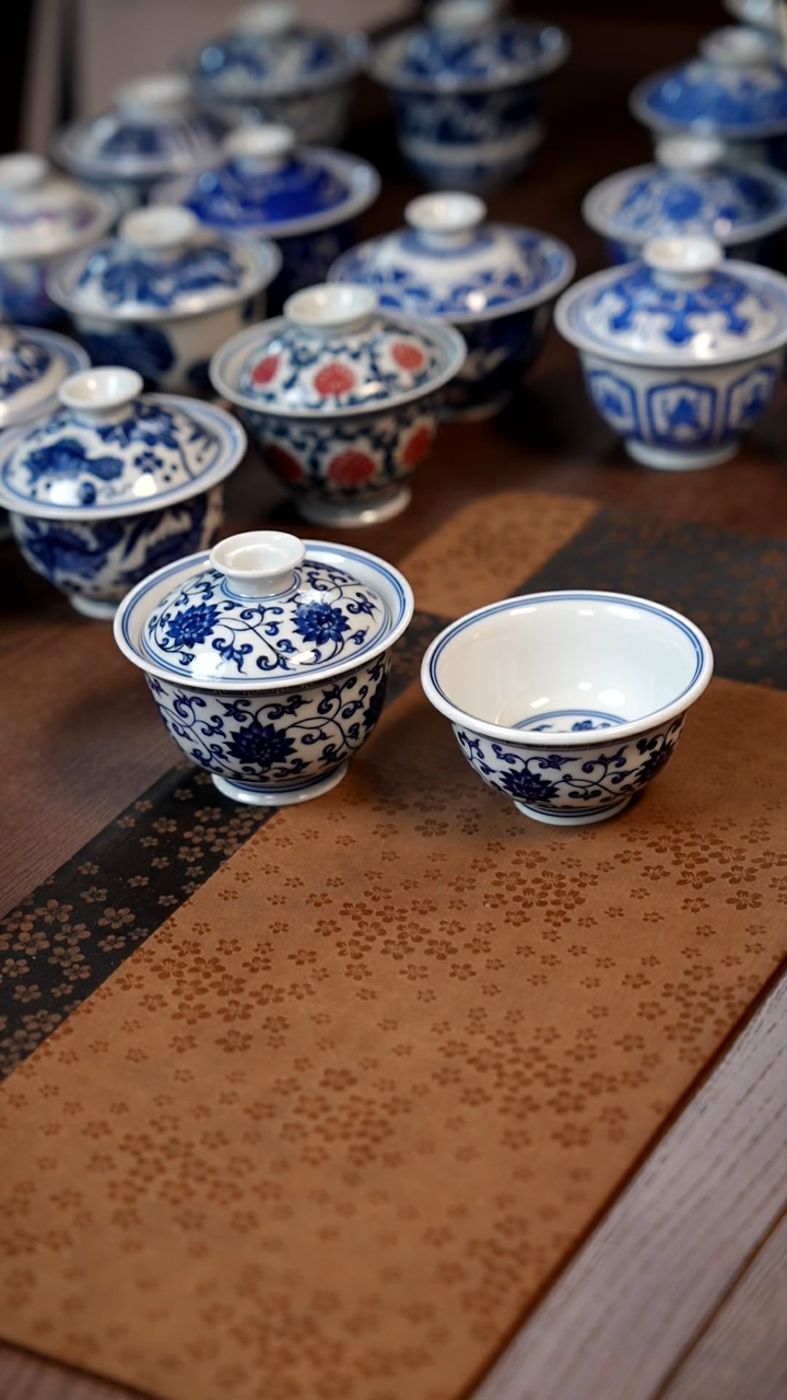 春风操作v盖碗＋压手