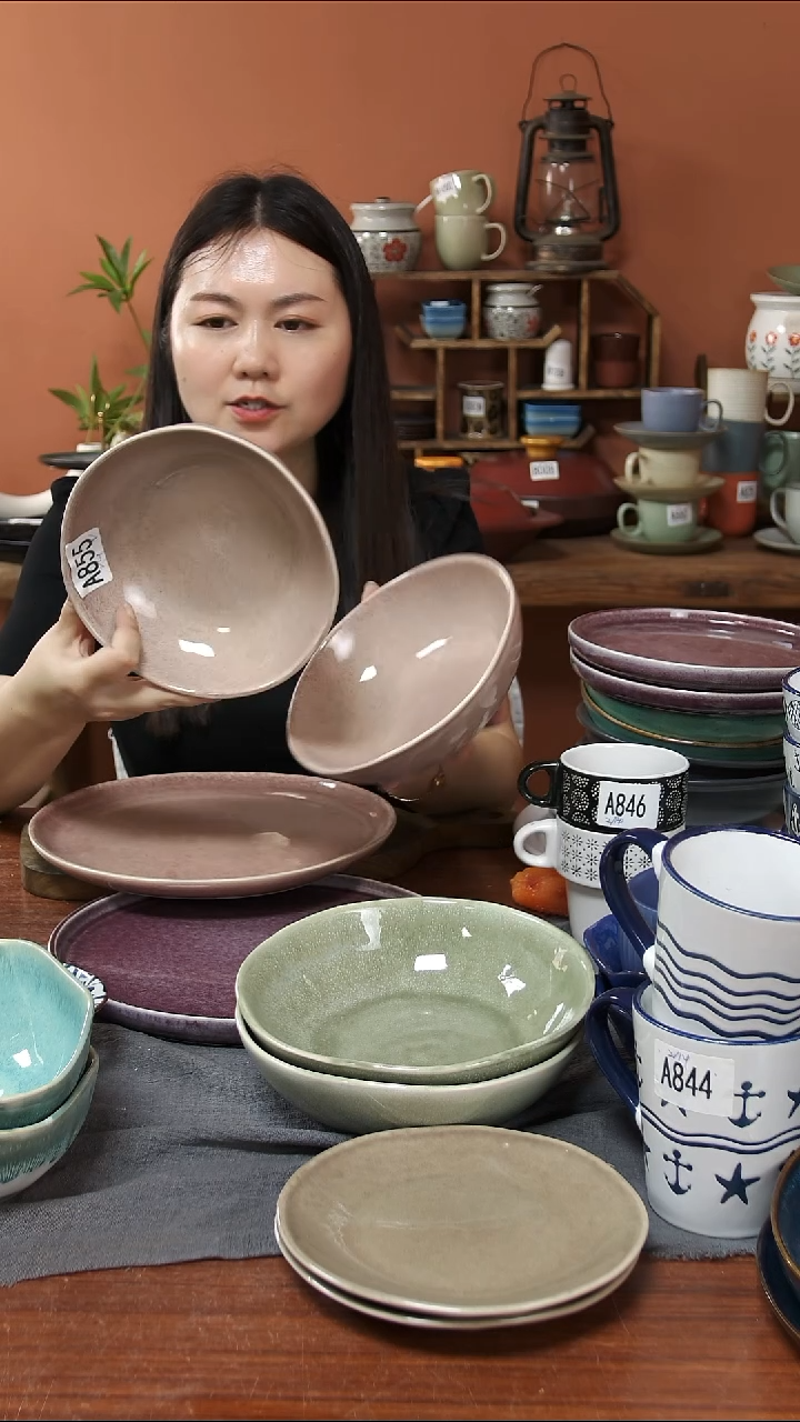 碗A855   陶瓷碗  2只  微瑕