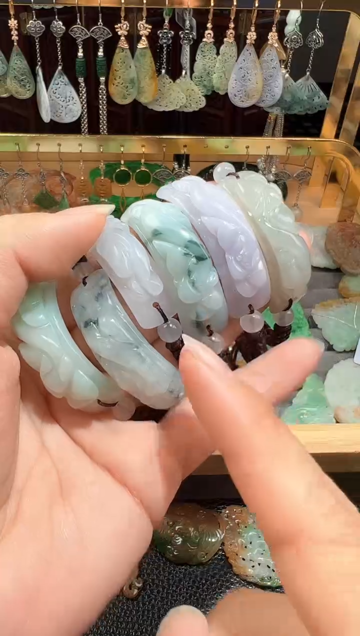 【闪购商品】翡翠耳饰未镶嵌翡翠