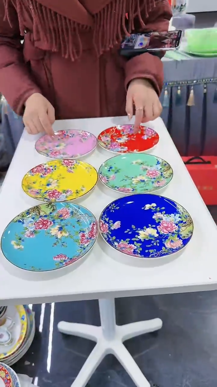 【闪购商品】瓷片6英寸骨碟6个景德镇陶瓷