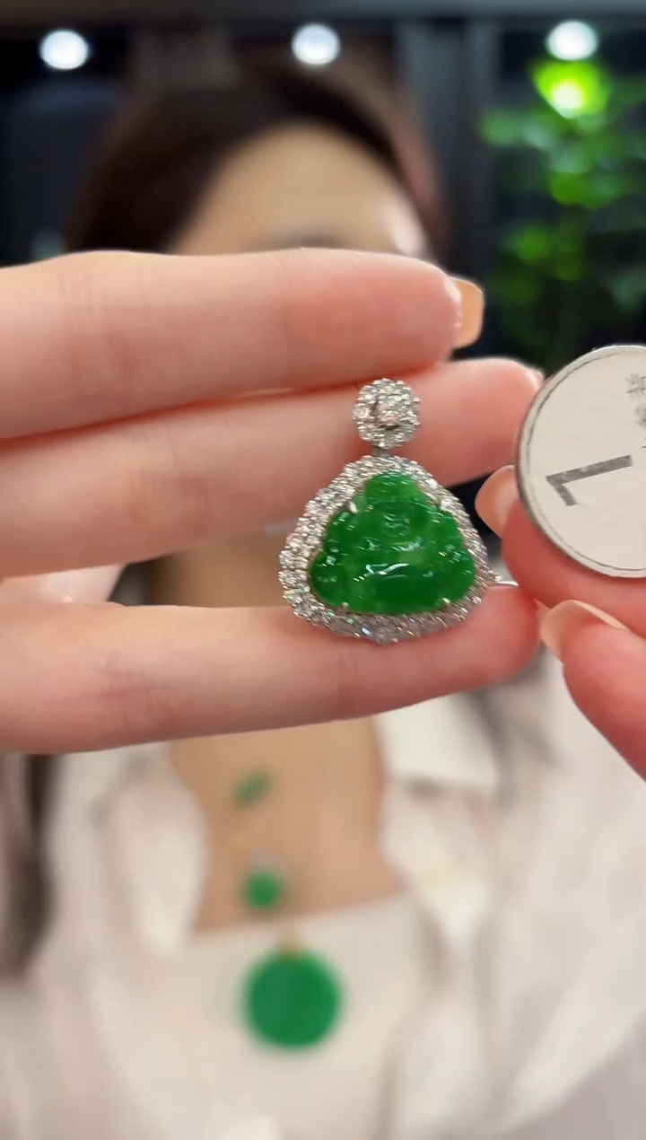 吊坠(不含链)未镶嵌翡翠 缅甸A货/支持复检/一件