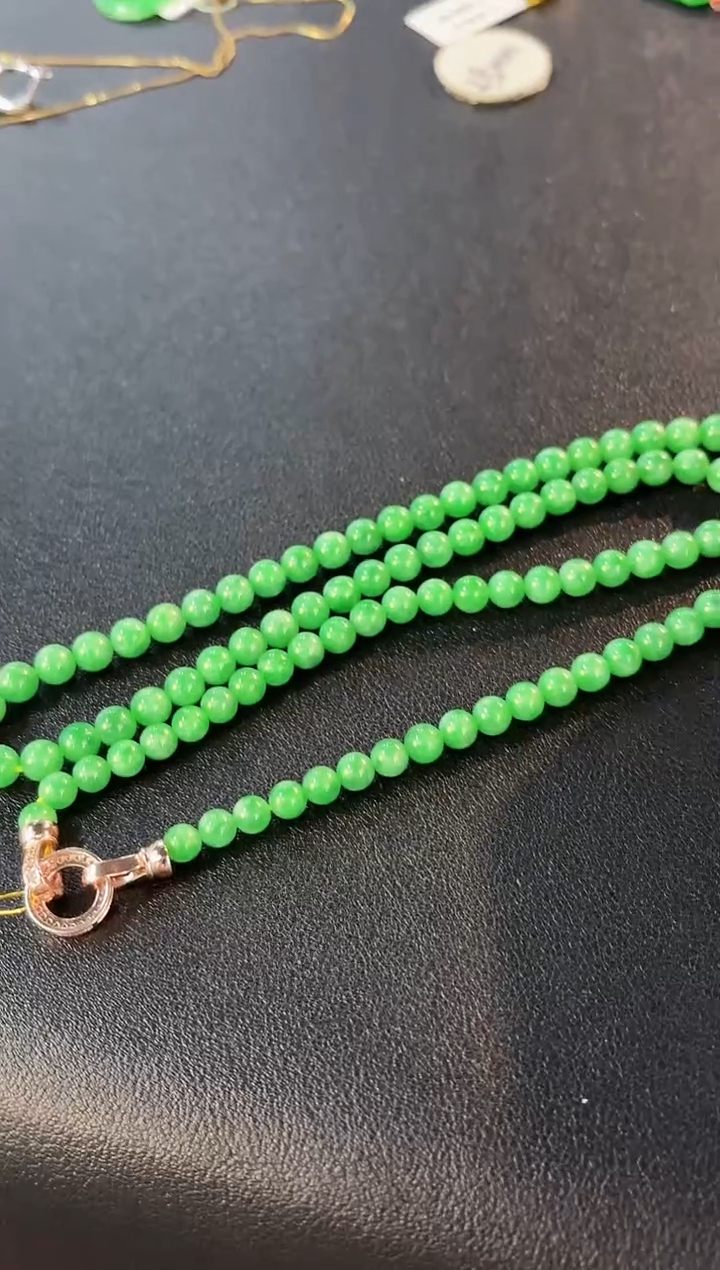 【闪购商品】翡翠颈饰未镶嵌缅料A货/支持复检/一件