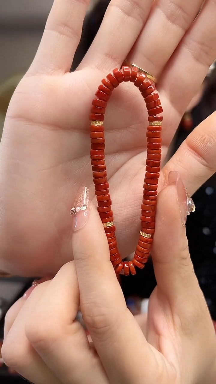 【闪购商品】南红玛瑙手串未镶嵌5.5mm