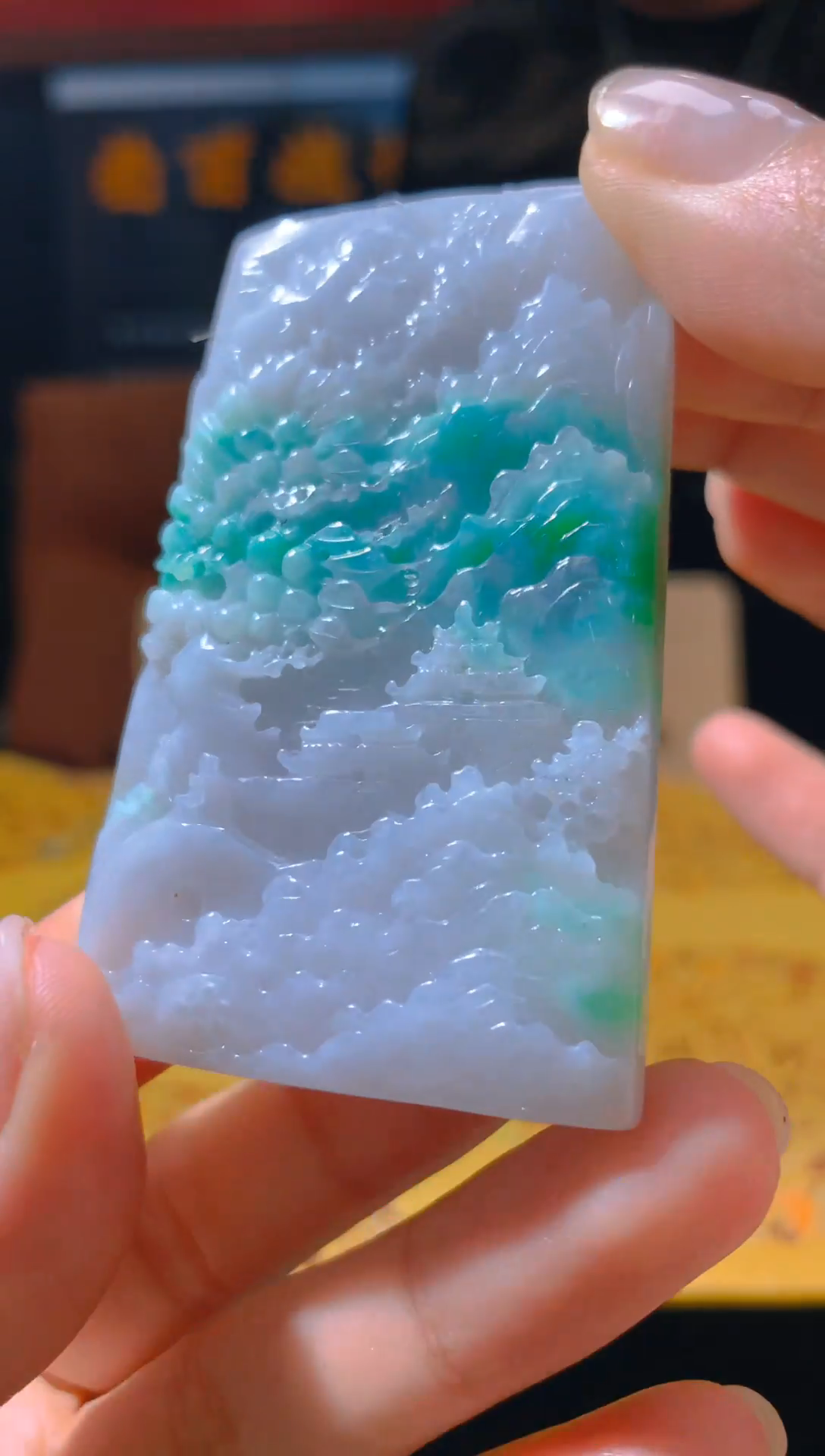 【闪购商品】定制翡翠未镶嵌L-@@QJYD027093