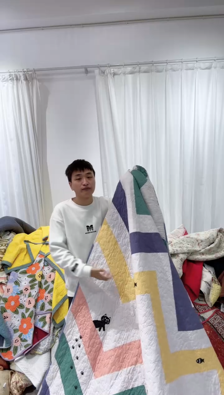 棉200*220纯棉床盖119号微瑕