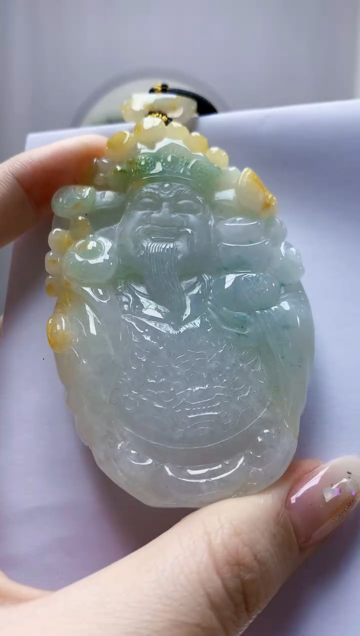 未镶嵌定制翡翠5060jw-毛货挂件142