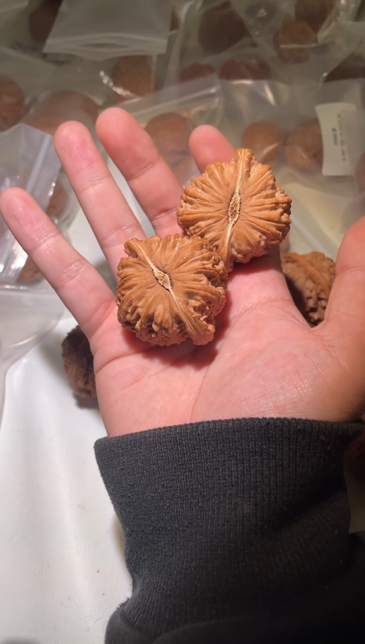 把件文玩核桃小*总闷白