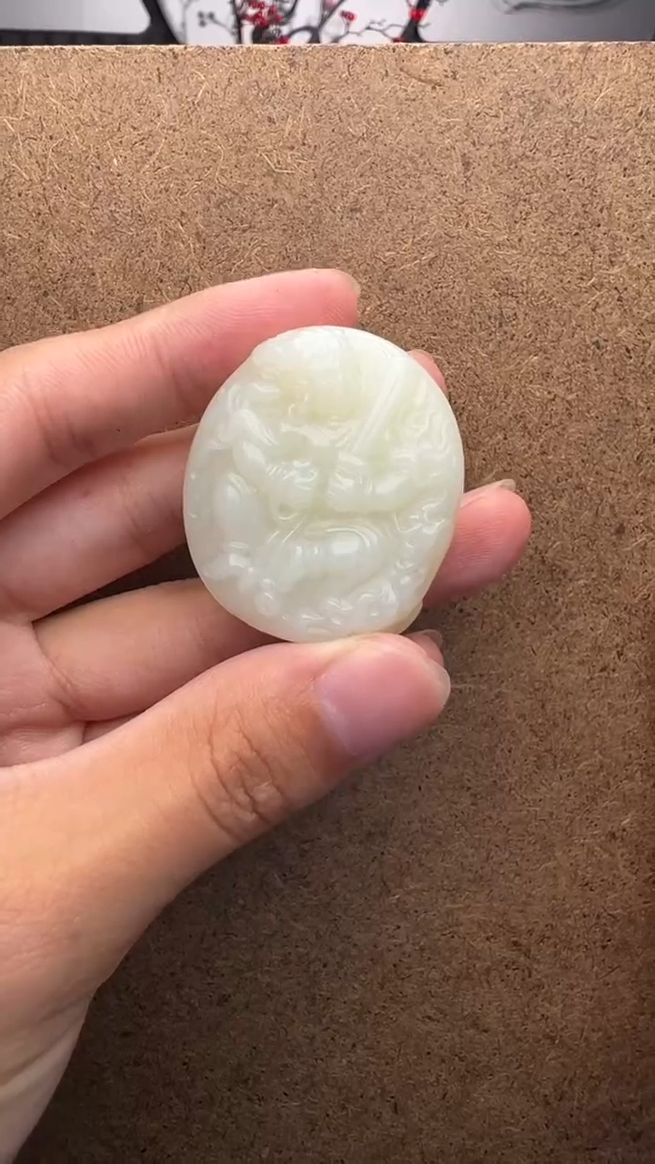 颈饰未镶嵌和田玉半**空D