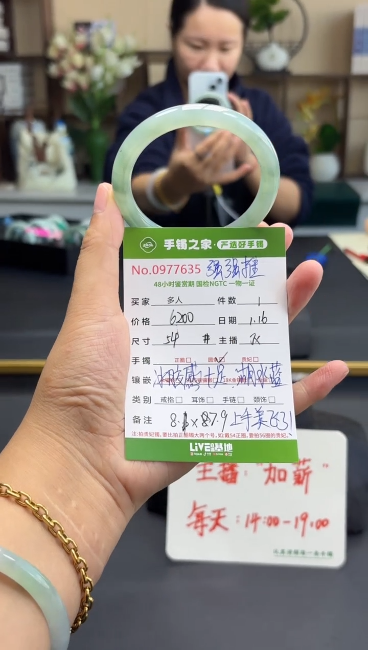 【闪购商品】翡翠手镯（圆镯）未镶嵌多人