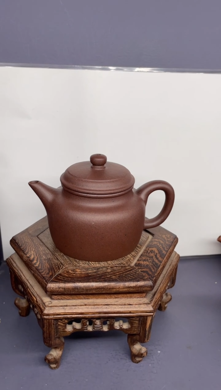 茶壶紫砂台西紫泥 剑流德钟