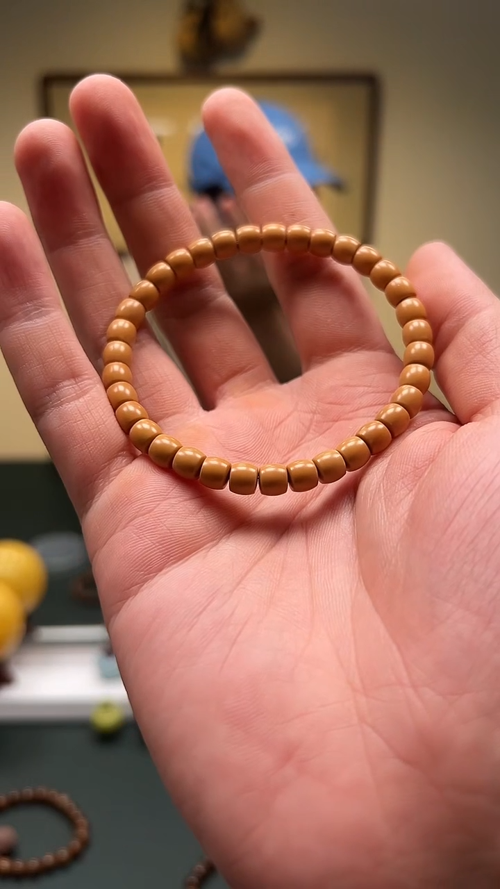 【闪购商品】橄榄核手串6.2mm 清水橄榄核核尖单圈