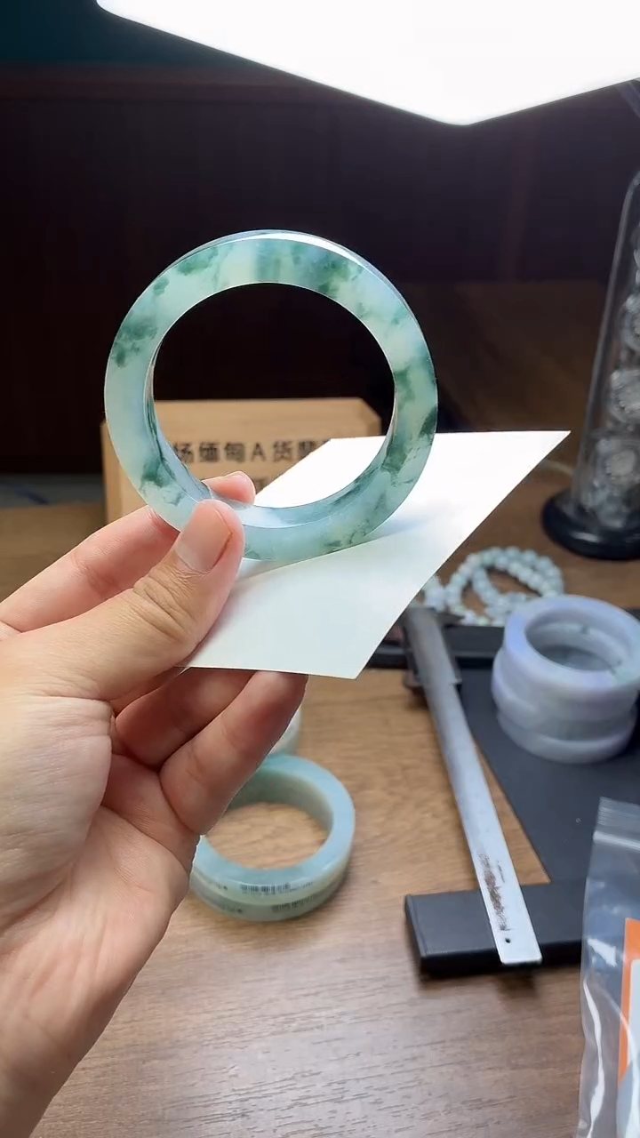 未镶嵌手镯定制翡翠奥****麻定制