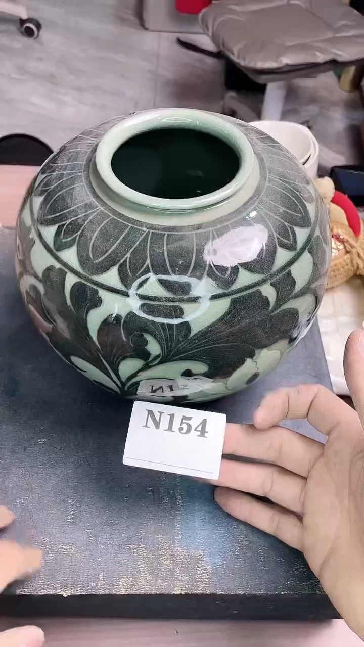 瓷片晓*姐默认微瑕回流古瓷154