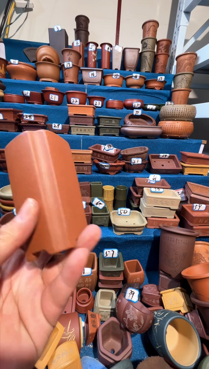 【闪购商品】紫砂紫砂花盆5*10.5