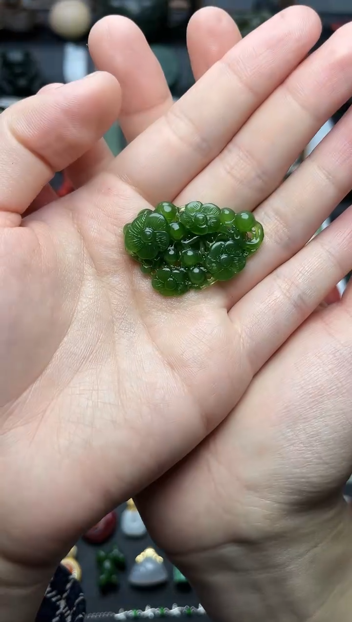 颈饰未镶嵌和田玉繁华06