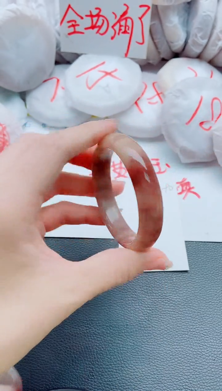 石英质玉手镯未镶嵌M60-54-55