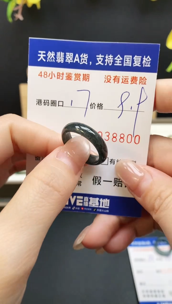 未镶嵌戒指翡翠8800
