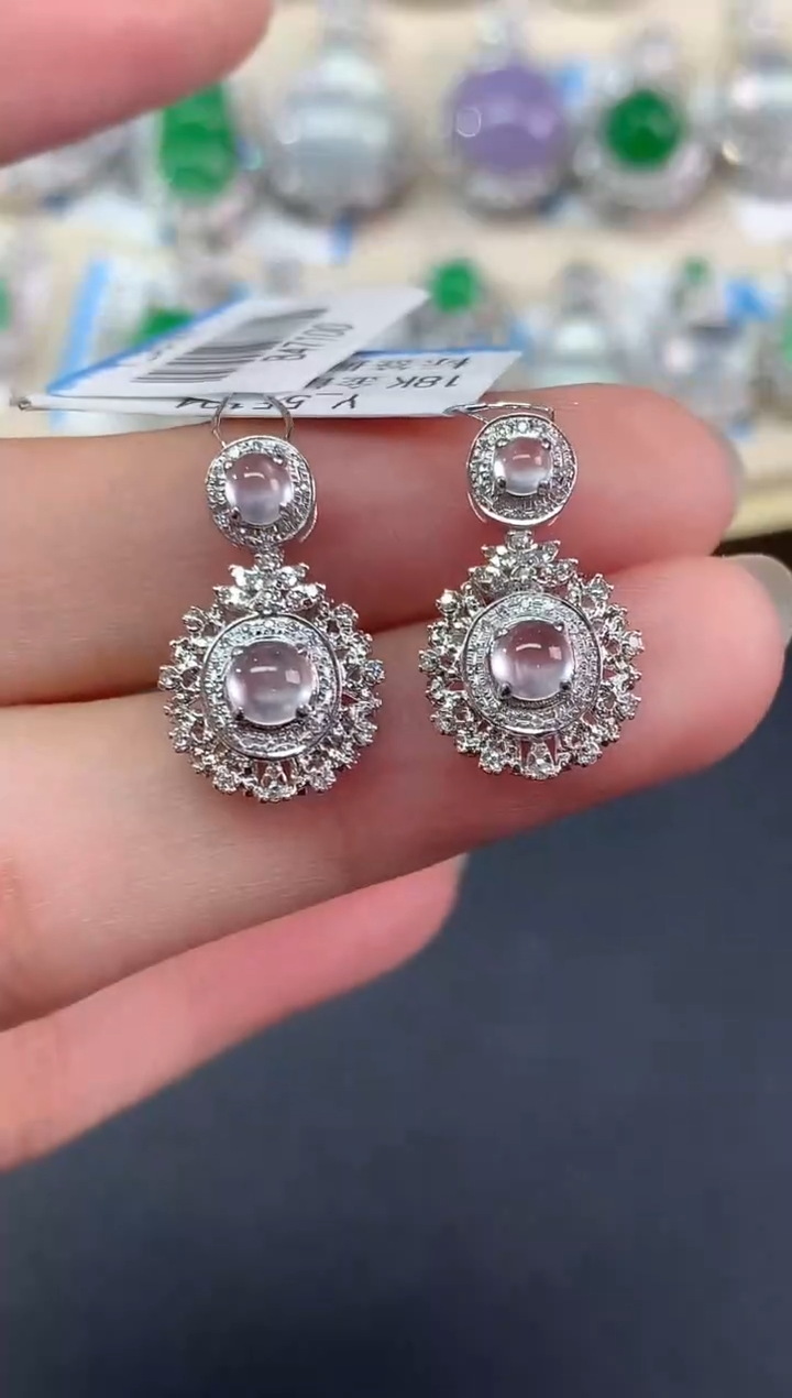 吊坠(不含链)18K金镶嵌翡翠吊坠(不含链)|2380多样性发其一