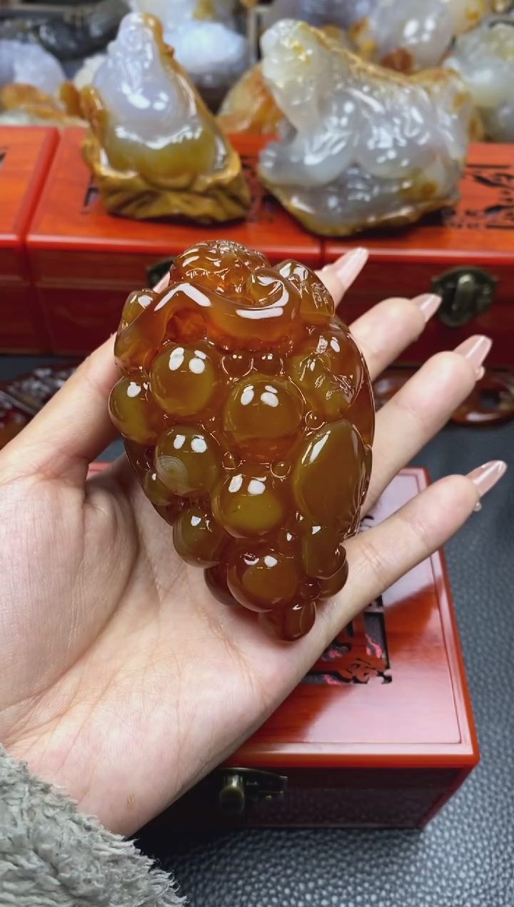 【闪购商品】玛瑙/玉髓手把未镶嵌00