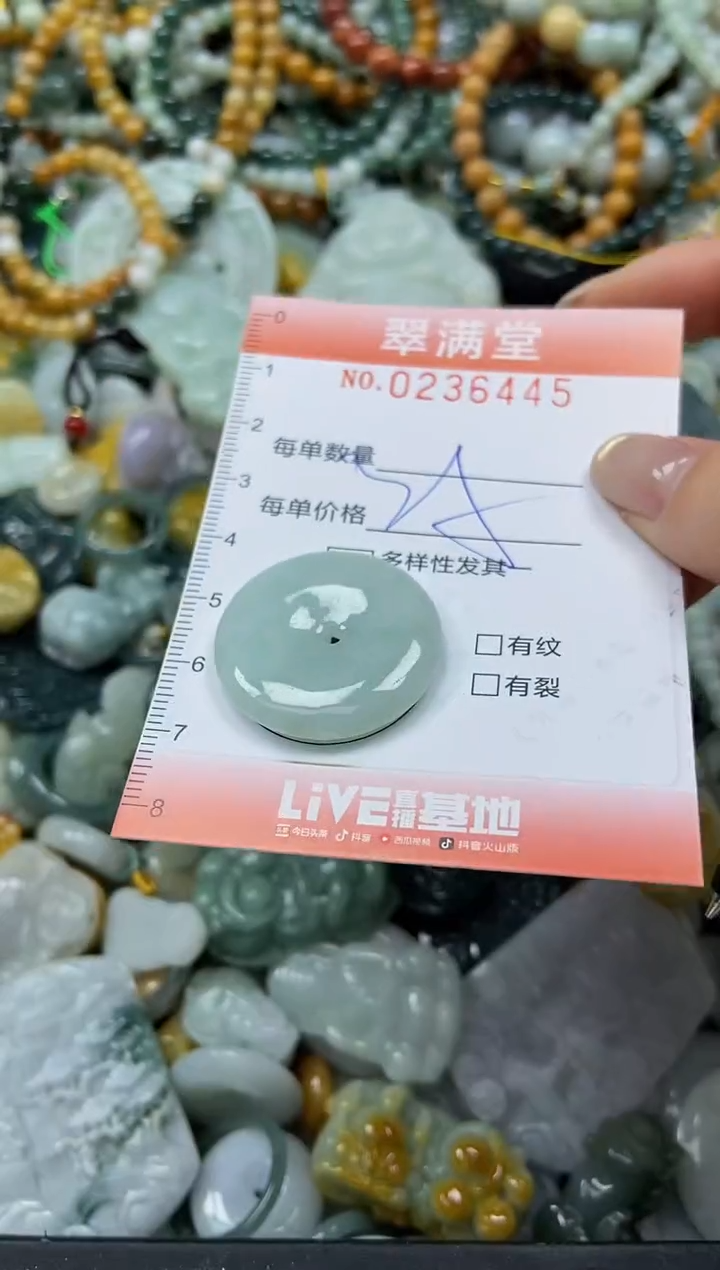 未镶嵌挂件翡翠闪购0236445