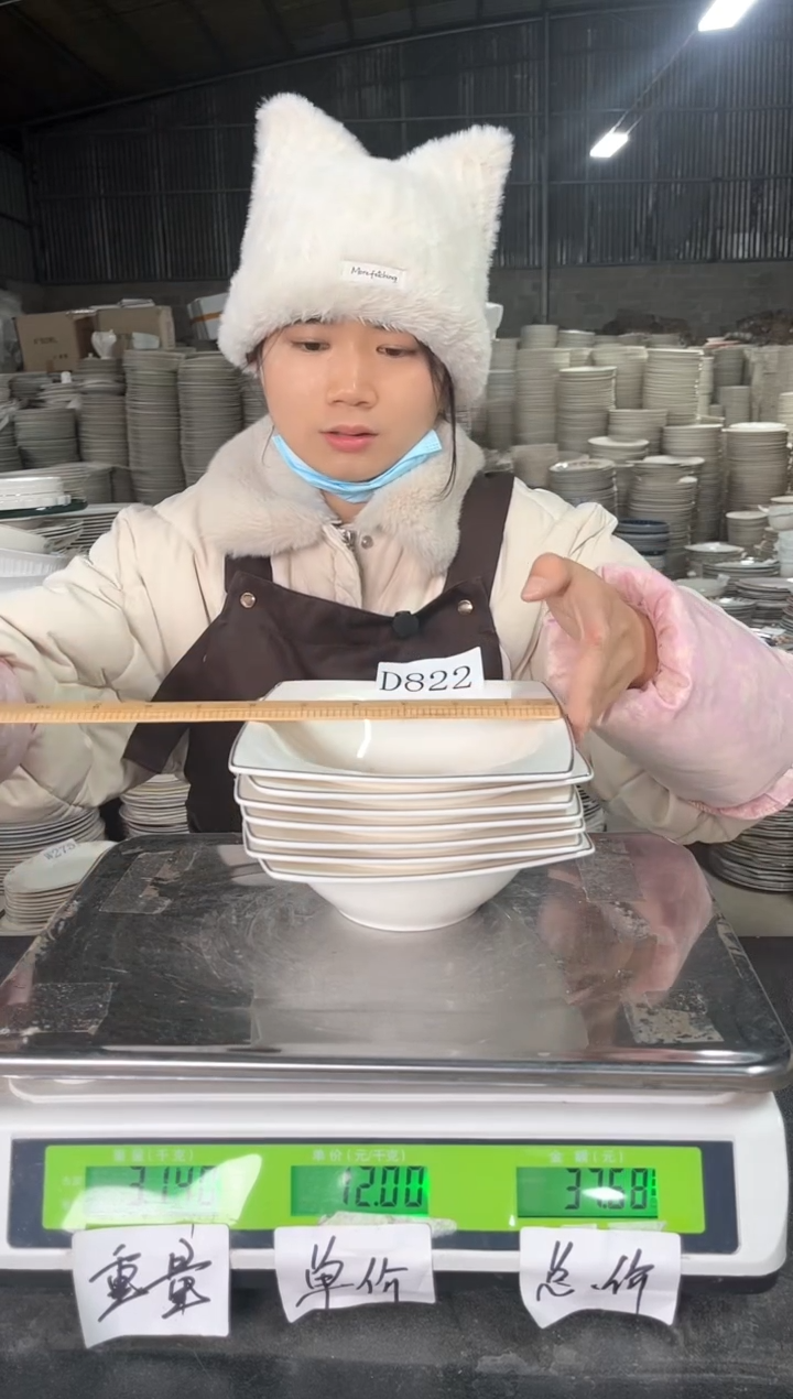 新骨瓷D821  6寸  7个