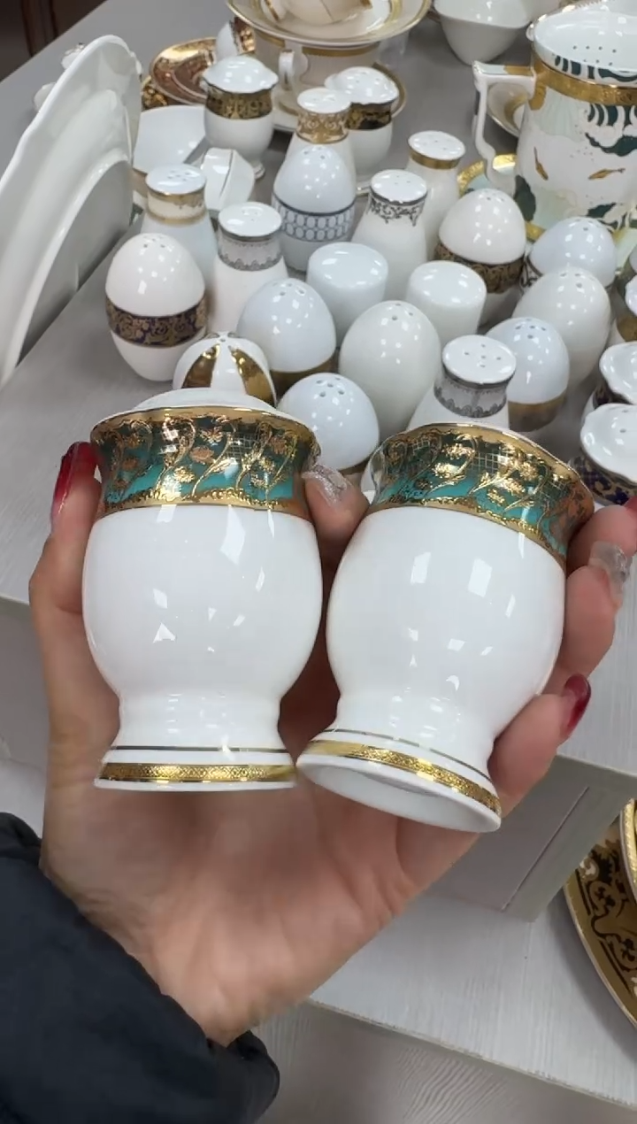 【闪购商品】瓷片盐壶罐 2个 瑕 福利价
