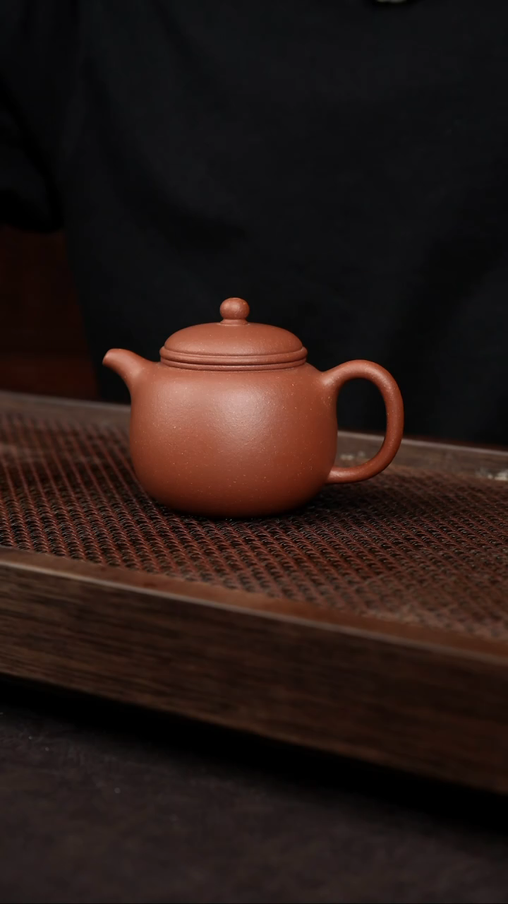 【闪购商品】紫砂茶壶红降坡匏尊【带矿标证书】
