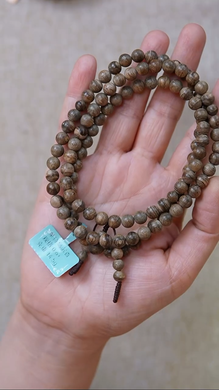 沉香手串莱特岛长串0.6 14.5g