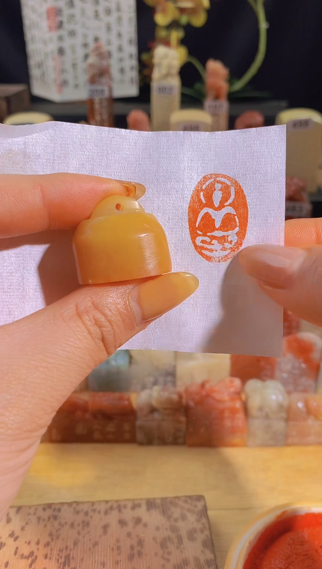 【闪购商品】青田石印石佛造像2.6*1.8-0278