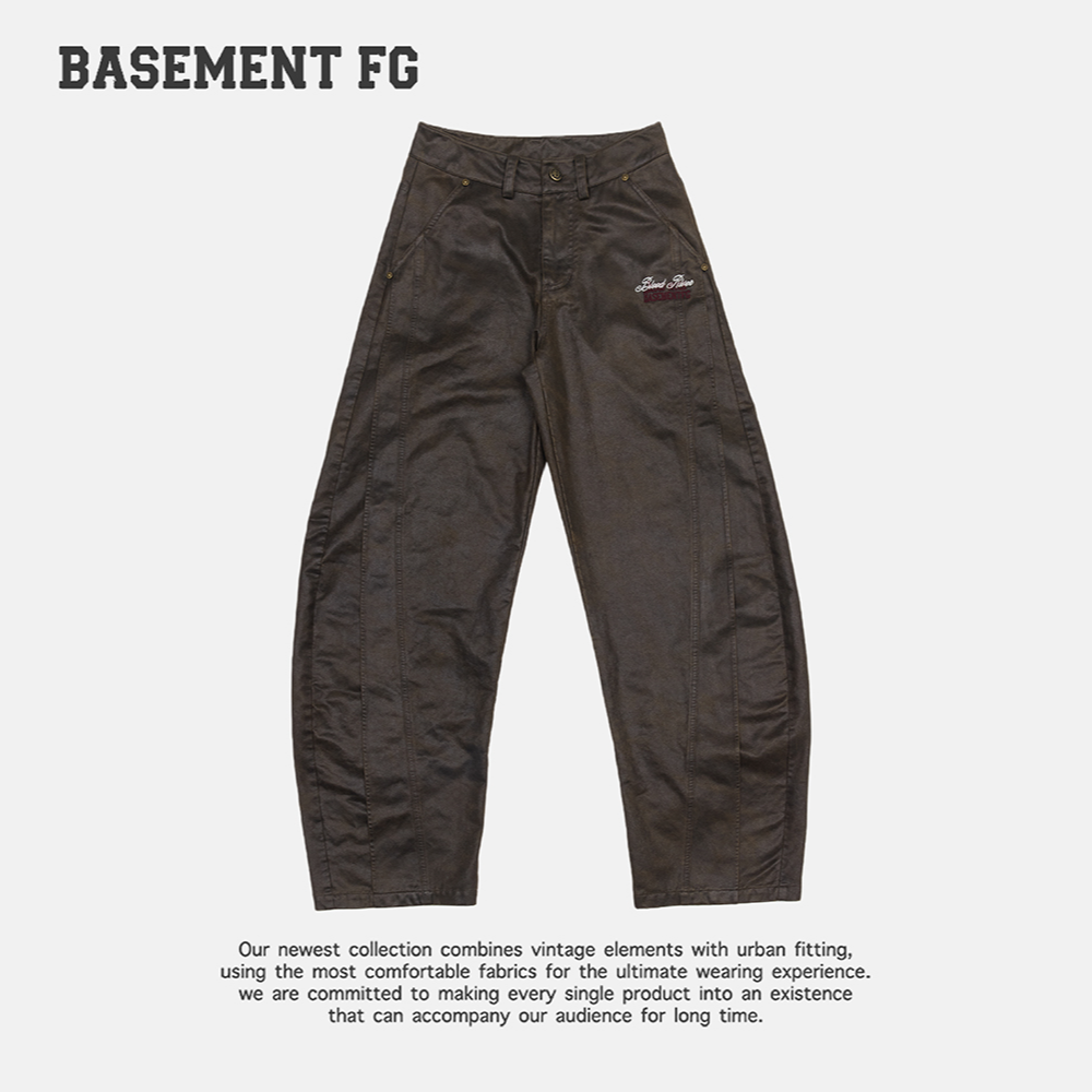 【暗河传】BASEMENT FG系带宽松型针织运动长裤252120193001