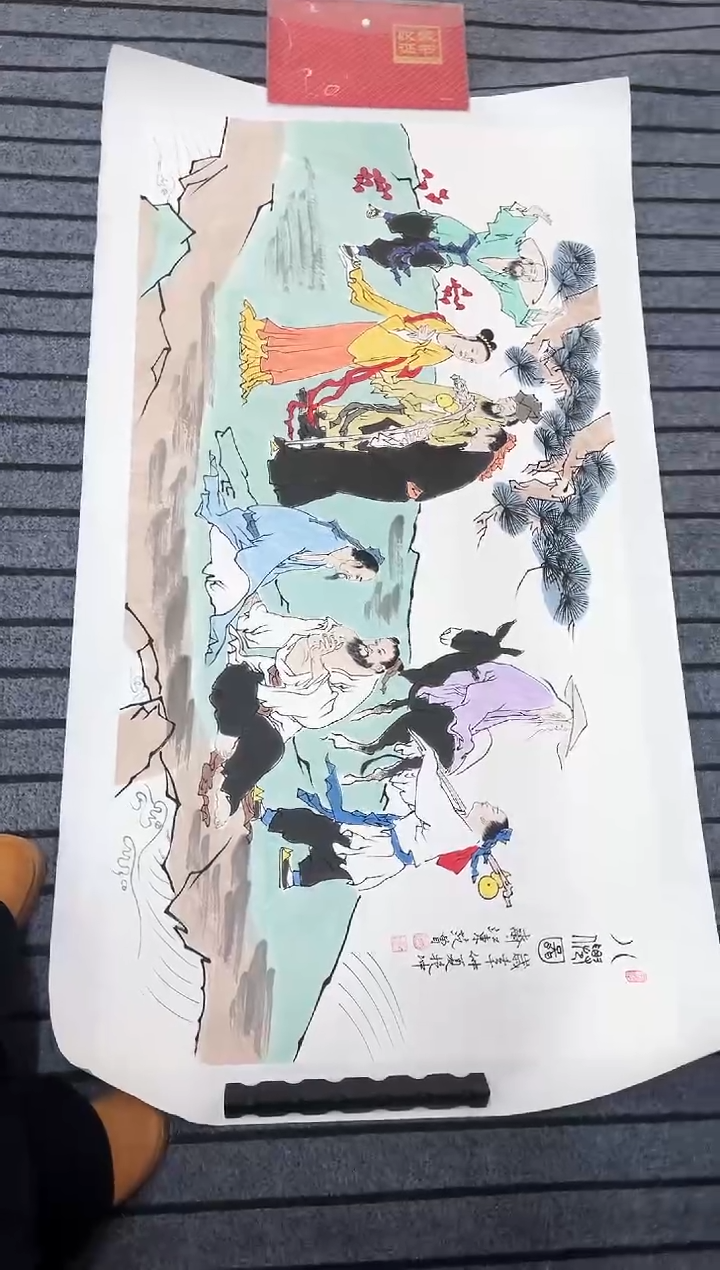 精品国画人物作品