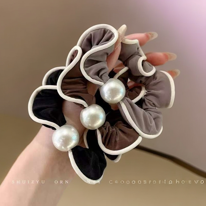 俞之美 YZM气质珍珠日常温柔发圈皮筋绑带简约百搭发绳