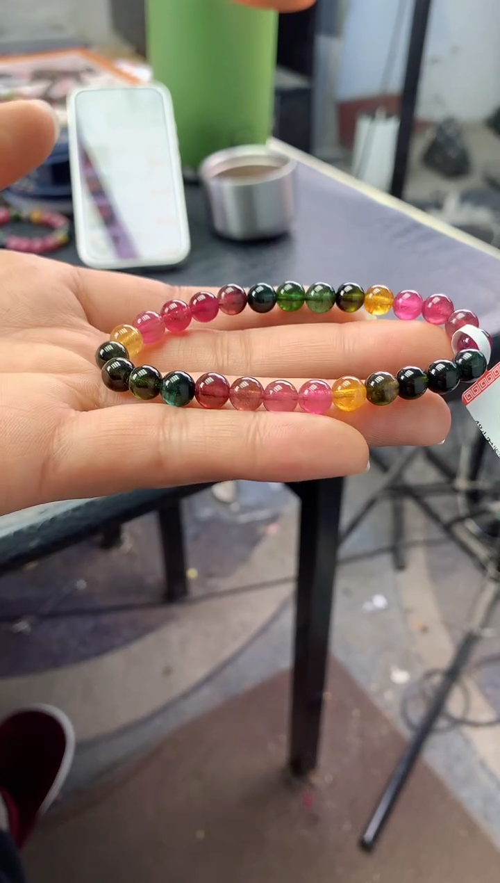 未镶嵌手串碧玺 多样性发一条