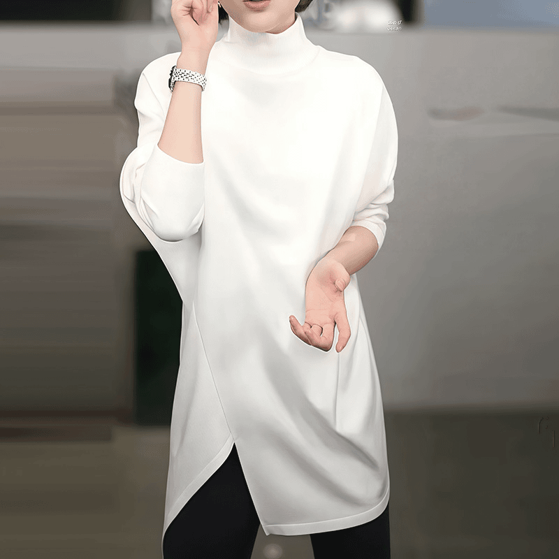 【不规则打底】秋冬新款时尚气质宽松洋气高级感慵懒百搭长袖T恤女