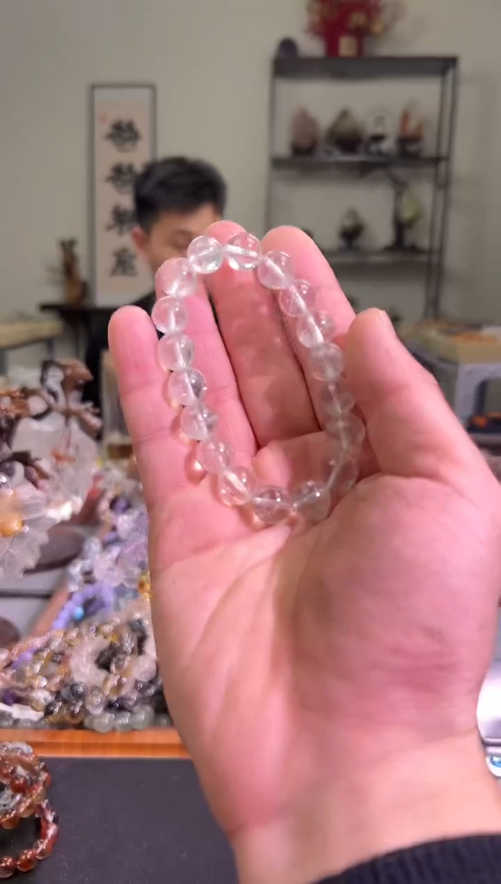 【闪购商品】水晶手串未镶嵌11+mm绿阿赛手串