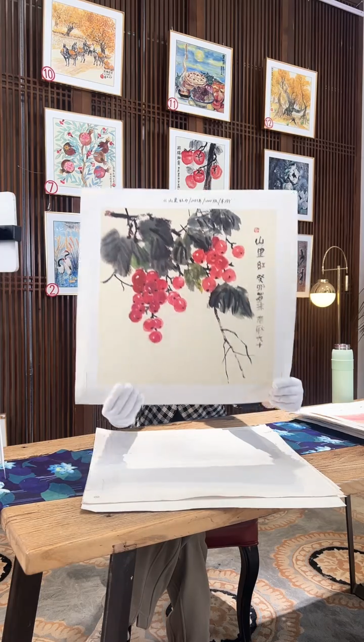 版画耿玉琨名章限量版画S