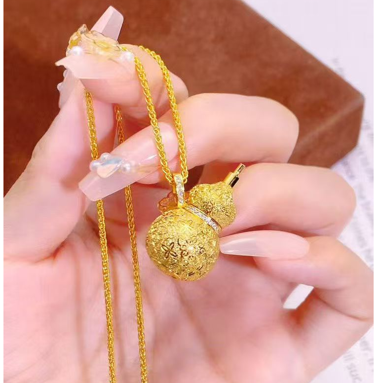 福韵天玺 铜合金吊坠 顺丰包邮《韵系列》如意丝绒葫芦吊坠挂坠项链