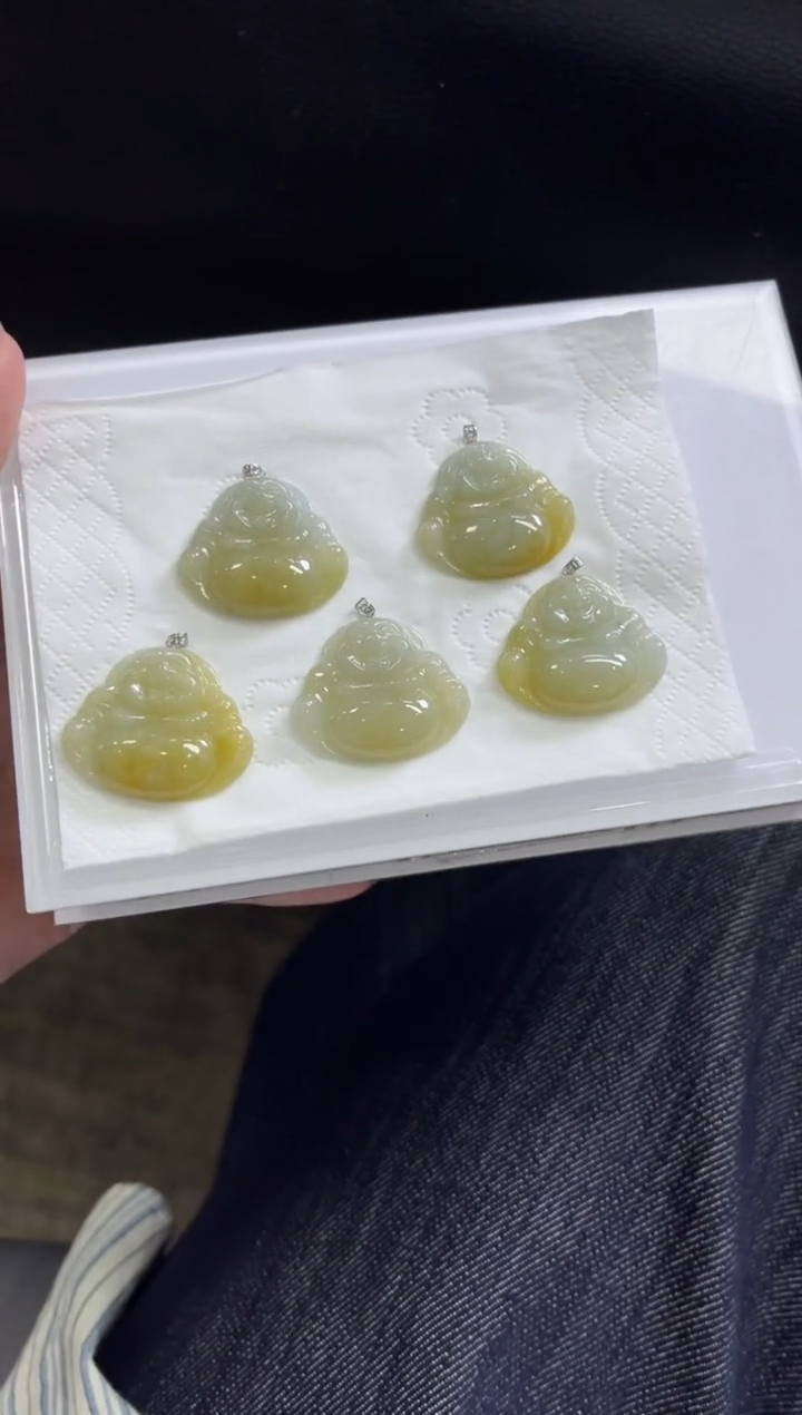 【闪购商品】翡翠颈饰18K金镶嵌Z172/多样性发一件/配绳子