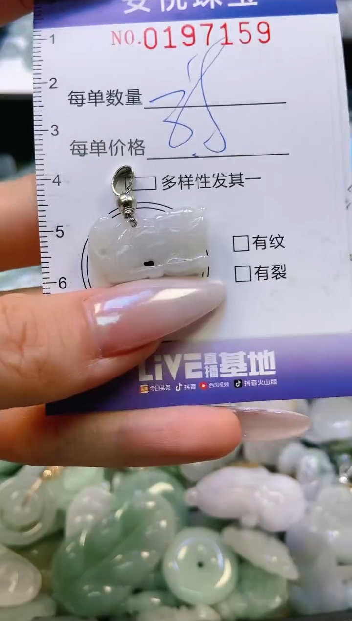 翡翠未镶嵌颈饰闪购0197159