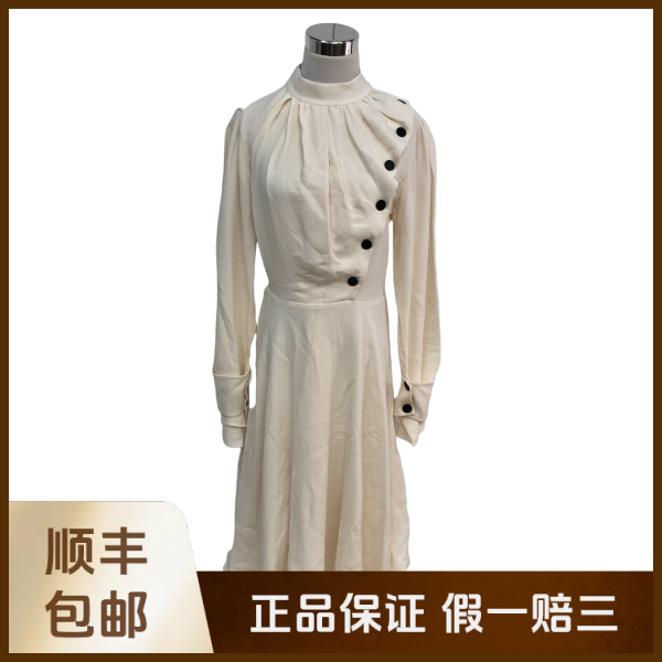 妃鱼/路易威登/桑蚕丝/连衣裙/95新/沐八05