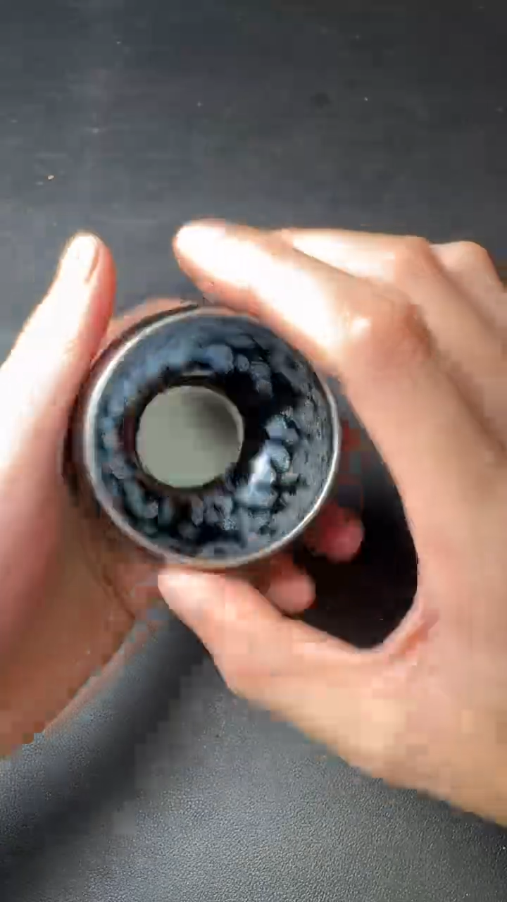 茶盏肖艳代表作水墨牡丹盏176