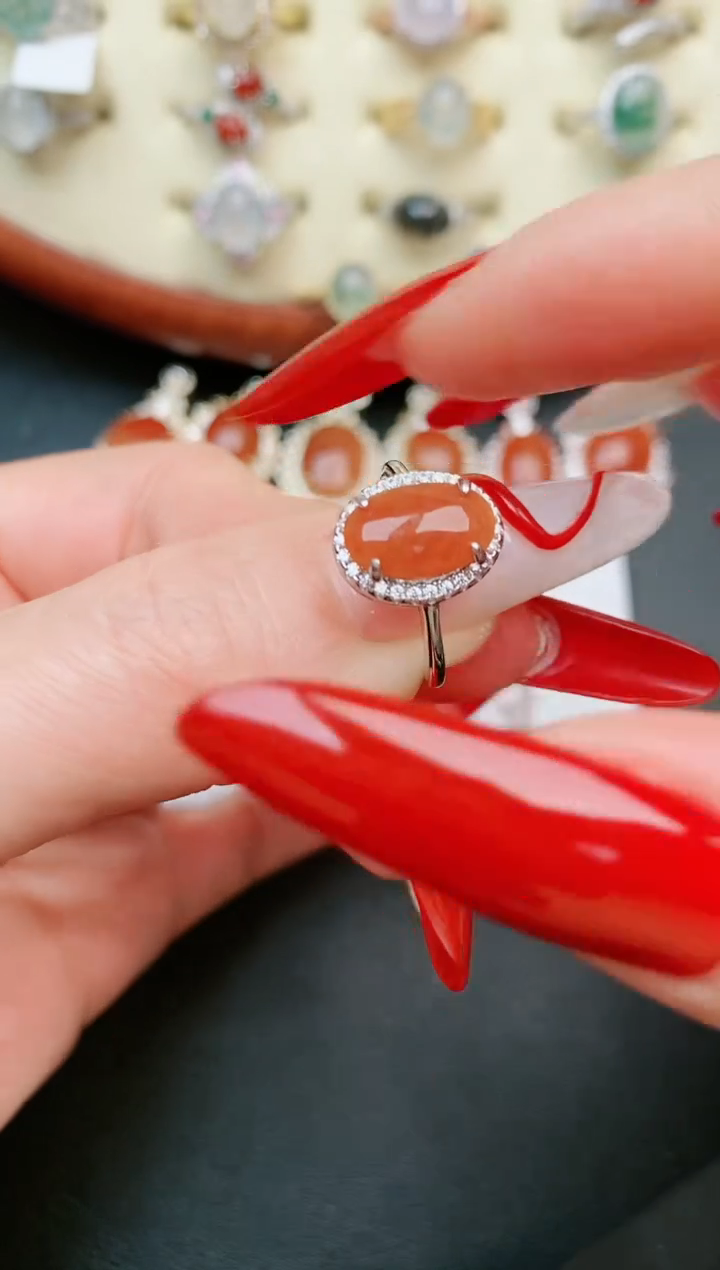 【闪购商品】翡翠戒指银S925镶嵌.....