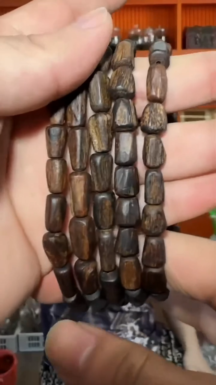 沉香手串21号沉水单圈多样性发一